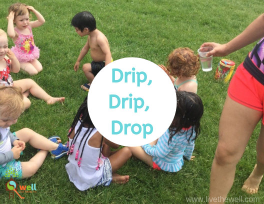 Children playing Drip, Drip, Drop 