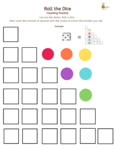 Roll the Dice Worksheet