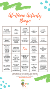 At-Home Activity Bingo